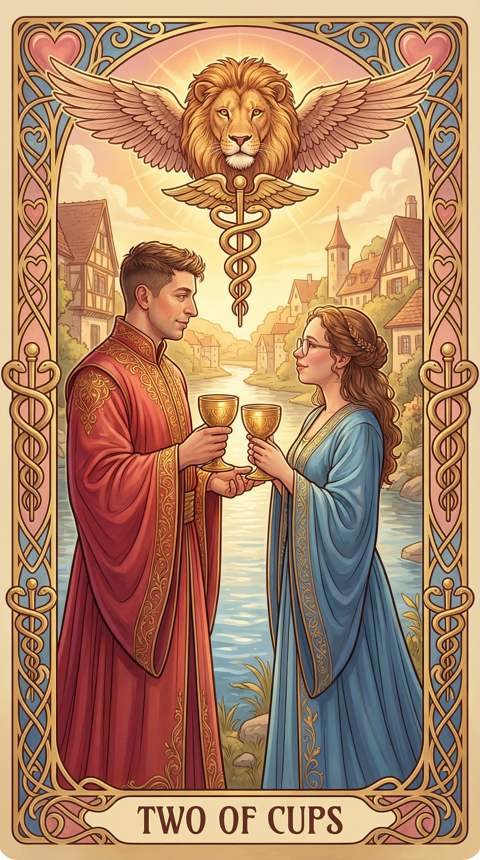 Älskandes tarot example 2