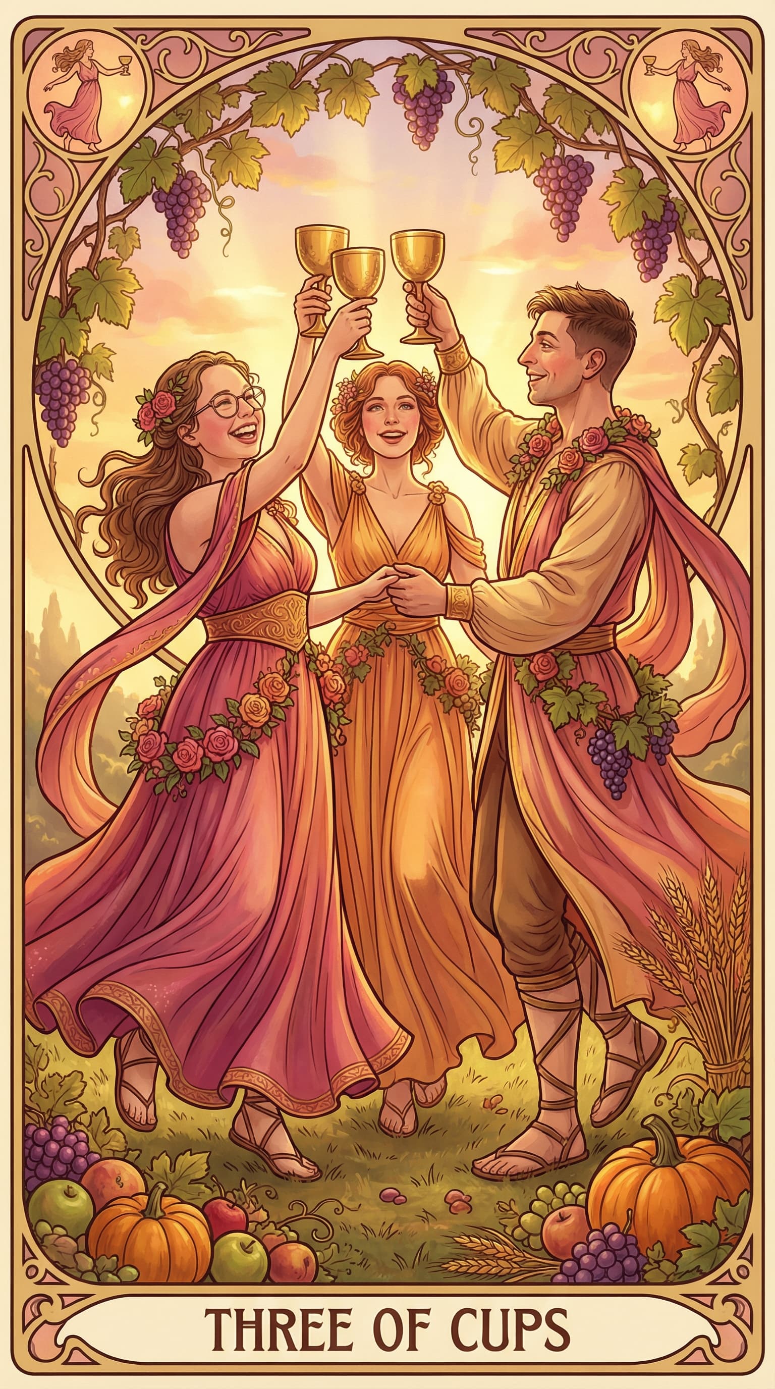 Tarot kochanków example 2