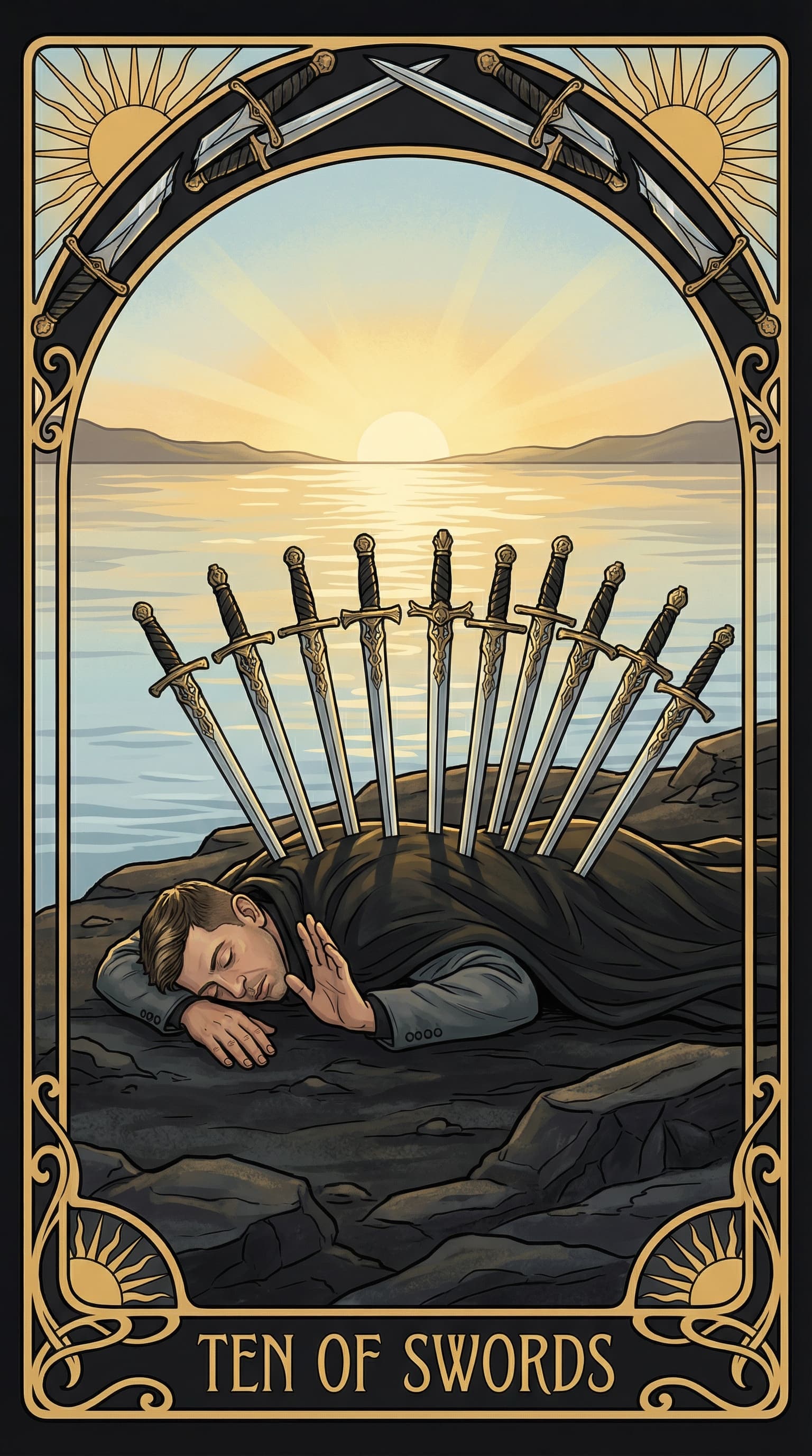 Tarot kochanków example 1