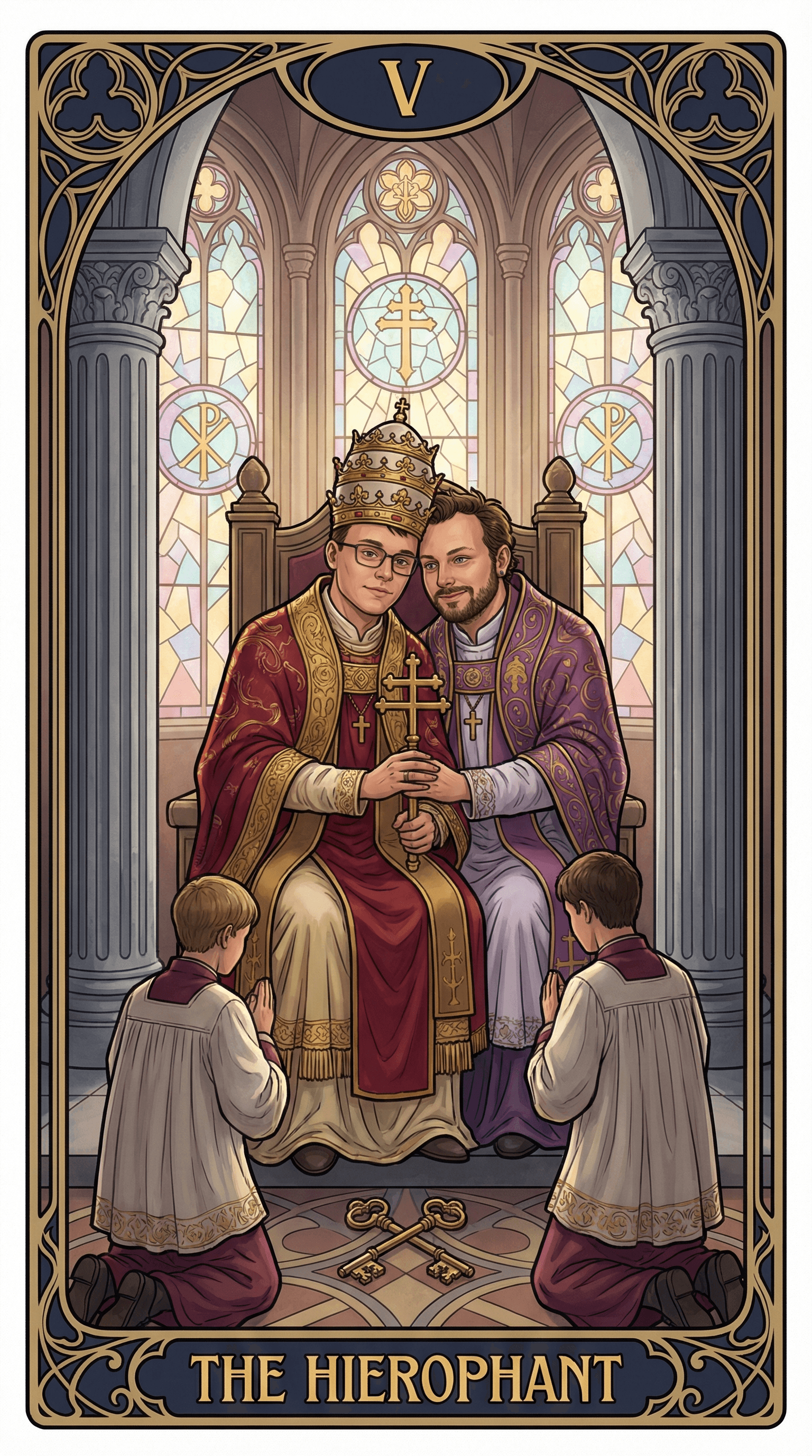 Lovers Tarot example 1