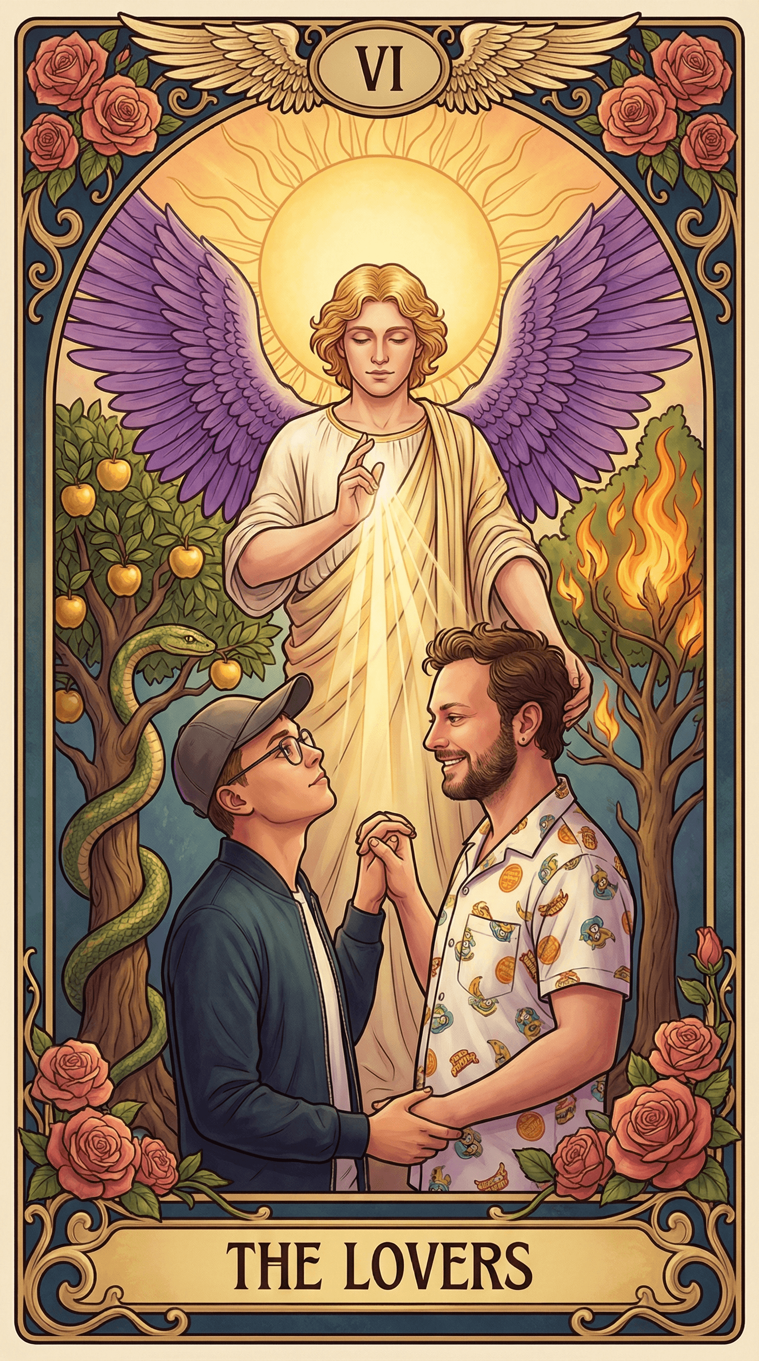 Lovers Tarot example 3